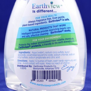 ingredientrs in earthview foaming handsoap fragrance free